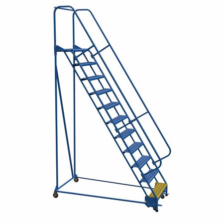 VESTIL 140 H Steel PW Ladder, Grip Strut, 11 Step, 11 Steps LAD-PW-32-11-G